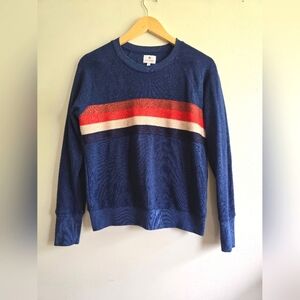 Sundry, Navy Striped‎ Crewneck Sweatshirt, Size XS (Size 0 Sundry, 0-2)